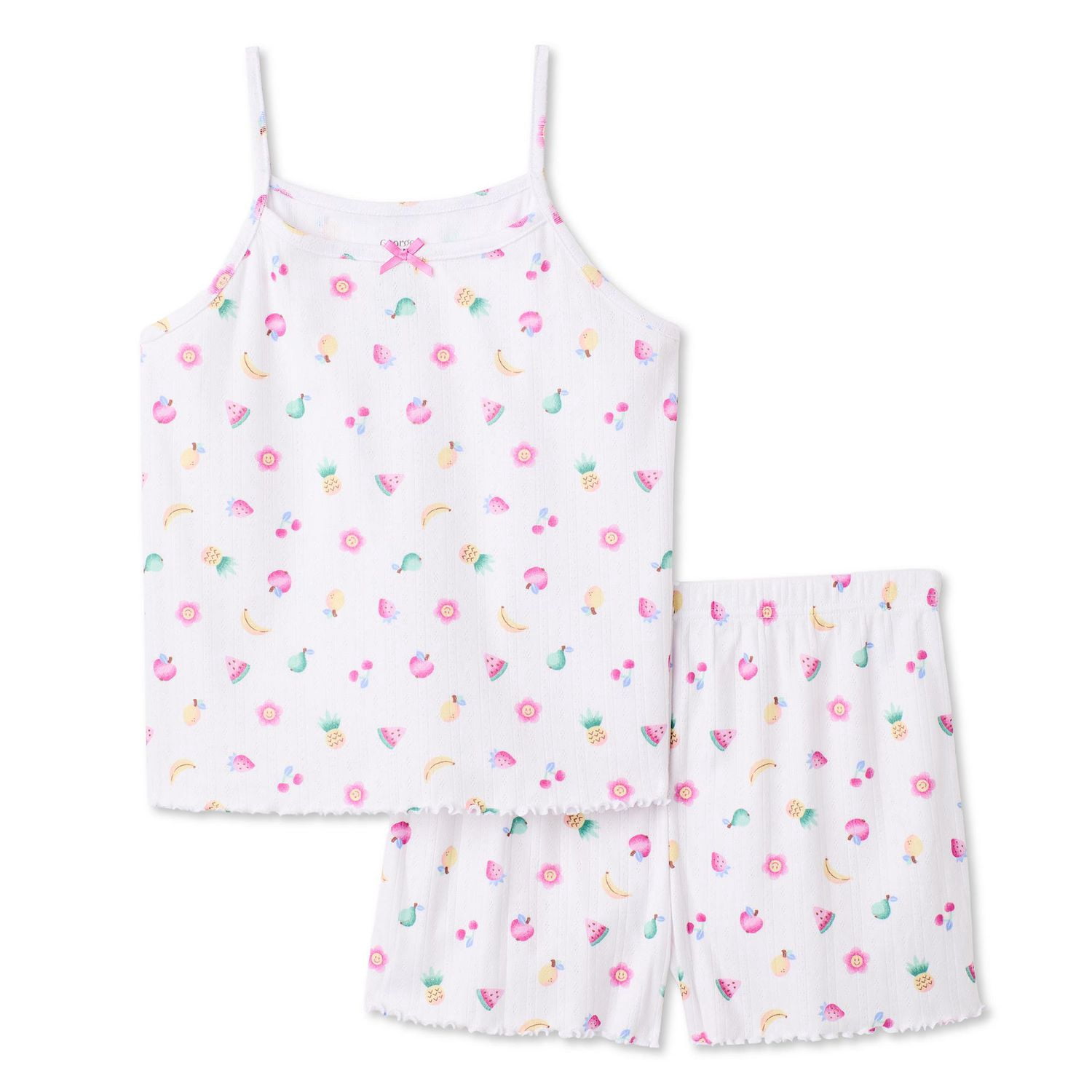 Pyjama 2 pièces en tricot pointelle George pour filles