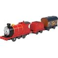 thumbnail image 1 of Thomas et ses amis Train jouet motorisé James Graffiti, 2 wagons, 1 of 6