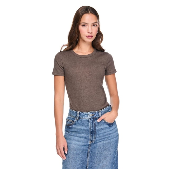 George Women's Rib Crew-Neck T-Shirt