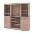 thumbnail image 1 of Organisateur de garde-robe 86L Pur de Bestar, brun rustique, 1 of 8