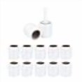 thumbnail image 3 of PSBM Pre-Stretched Mini Stretch Wrap, 12 Pack, 5 Inch x 1000 Feet, Clear, Small Plastic Cling Film for Pallets Moving Storing, 3 of 4