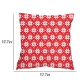 thumbnail image 3 of Amzcrzy Literie, Couvre-Lits, Courtepointes et Ensembles, Housses d'Oreiller de Noël 18x18 Pouces Ensemble d'Oreillers Décoratifs Sapin de Noël Rouges Décoration d'Hiver de Noël pour Maison Canapé Chambre Taie d'Oreiller, 3 of 6