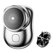 Heliisoer Electric Shaver For Men,Mini-Shave Portable Electric Shaver Pocket Size Portable Shaver Wet And Dry Mens USB Rechargeable Shaver Charging With 1pc Cutter Head