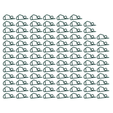 100pcs Christmas Lights Clips Plastic Gutter Clips String Light Hooks Reusable Frostproof Holiday Light Clips for Yards Eaves