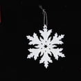 thumbnail image 2 of Pendentif Flocon de Neige Blanc en Plastique, 2 of 5