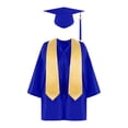thumbnail image 1 of RXIRUCGD Ensemble de Costume de Performance de Graduation pour Enfants à Manches Longues et Filles, Blouses et Chemises à Manches Longues et Col Rond (Bleu, Taille : 3 Ans), 1 of 2