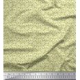 thumbnail image 1 of Soimoi Moss Georgette Fabric Leaves & Floral Artistic Print Sewing Fabric Yard 42 Inch Wide, 1 of 4