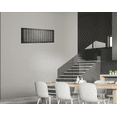 thumbnail image 4 of Grille à Retour d'Air 12′′x30′′ avec Trous et Vis, Plaque Frontale Format 13-1/2′′x26 Couvercle Décoratif pour Conduit de CVC, Évent en Fonte Enduit de Poudre Repeintable pour Murs, Plafonds, Planchers – Motif Champignon Tudor VR100, 4 of 7