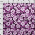 thumbnail image 3 of oneOone Tissu Polyester Spandex Violet Floral Tropical Matériel de Robe Tissu Imprimé Tissu au Mètre 56 Pouces de Large, 3 of 4