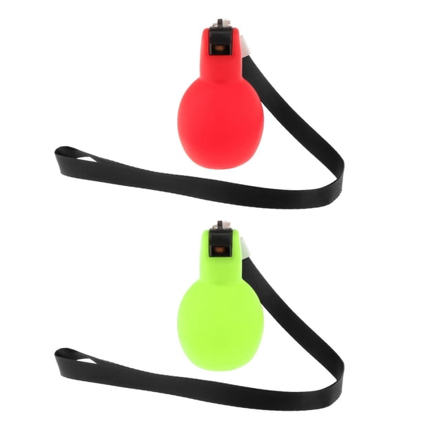 S SERENABLE 2 Pcs Entraîneurs à Main pour Survie Football Basketball Rouge Vert
