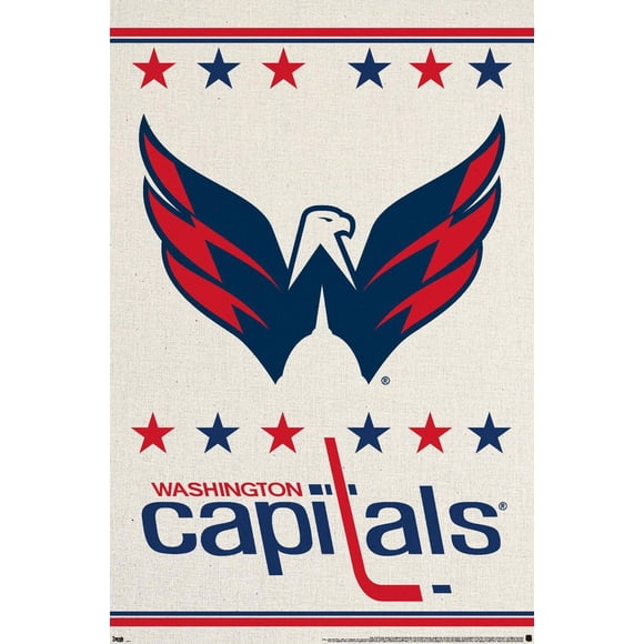 NHL Washington Capitals - Logo 14 Wall Poster, 22.375" x 34"