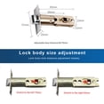 thumbnail image 4 of COFEST Smart Door Lock， Keyless Fingerprint and Touchscreen， Secure Bluetooth， Easy Install， Digital Door Lock， Great for Home， Apartment， Hotel and Office Black, 4 of 8