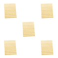 thumbnail image 1 of Wweixi Eye Face Gems Rhinestone Stickers Beads No Glue Eyebrow Rainbow Makeup Jewelry Accessory DIY Decorations Wedding Yellow 5Set, 1 of 6