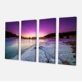 thumbnail image 2 of Sunrise over Frozen Lake - Landscape Canvas Art Print, 2 of 3