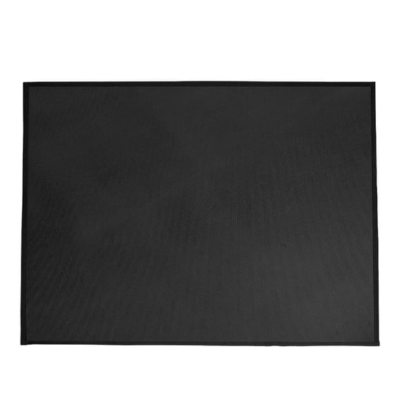 Large Size Fire Resistant Rugs For Fireplace Barbecue Mat Fireproof Rugs For In Front Of Fireplace Black Fireproof Rugs For In Front Of Fireplace High Temperature Resistance Hearth Rugs Fireproof Bla