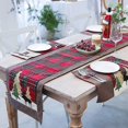thumbnail image 2 of Christmas Table Runner Tree And Deer Table Runner For Family Christmas Holiday Table Christmas Dinner Party Table Setting, 2 of 5
