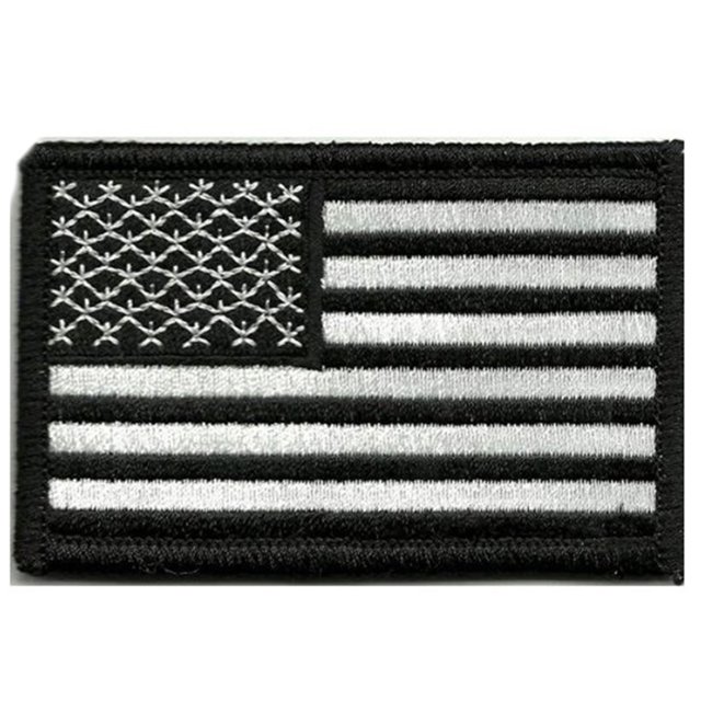 serony 8*5cm Embroidery American Flag Chapter Clothes Bags Patch Badges Armband Stickers