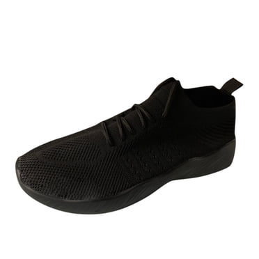 TOWED22 Espadrilles pour Femmes à Enfiler Style Chaussette Chaussures de Marche Athlétiques Course Tennis Espadrilles (Noir, 7,5)