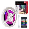 thumbnail image 1 of Xtreme Lit 10 ft Indoor LED Strip Lights Kit, Multicolor LED Lights for Bedroom, Accent Lighting, Cuttable, Remote Control, 1 of 9