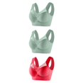 thumbnail image 1 of Timegard Womens Plus Size Bras No Underwire Full Coverage Mesh Breathable Comfort Everyday Bralette, 1 of 2