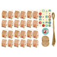 thumbnail image 2 of segolike Bags Snowman Santa Claus Patterns Party Supplies Boxes with Ropes Party Ornament Holy Jolly, 2 of 9