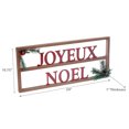 thumbnail image 3 of Wooden Framed Sign (Joyeux Noel), 3 of 3