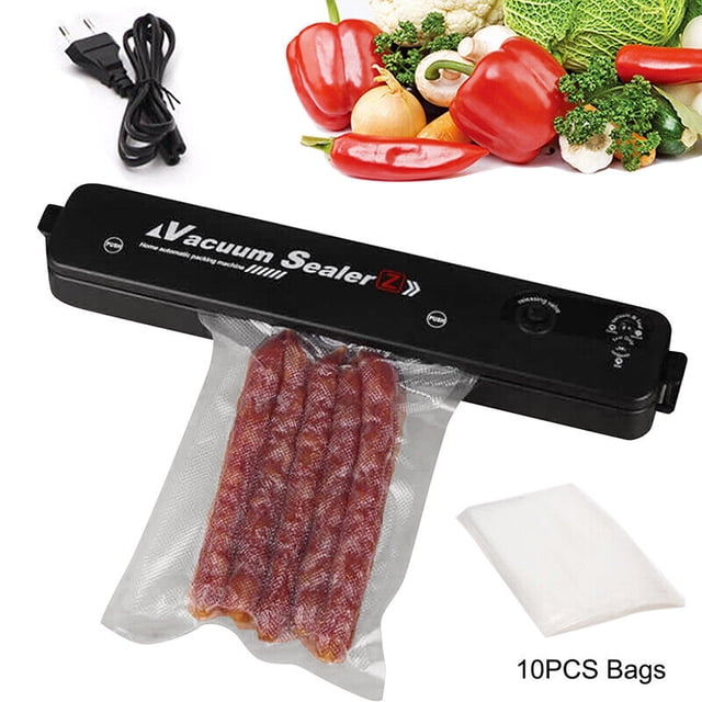 Scelleuse Alimentaire sous Vide Automatique.Scelleuse Manuelle. Machine pour Aliments Secs et Humides avec 60/110 Sacs
