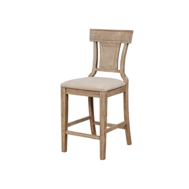 Tabouret de comptoir Alton, marron rustique