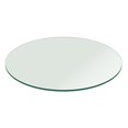 thumbnail image 1 of Fab Glass and Mirror Plateau de Table Rond en Verre Trempé Poli Épais de 1/4 Pouces, 30 Pouces, 1 of 2