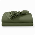 thumbnail image 1 of Bare Home 2-Pack Fitted Sheets - Premium 1800 Collection - Ultra-soft - Deep Pocket - Short Queen, Cypress, 1 of 8