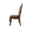 thumbnail image 3 of ACME Versailles Chaise Latérale en Similicuir Cerisier, 3 of 5