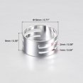 thumbnail image 2 of Uxcell 2Pcs Jump Ring Opening Tool Brass Circle Open and Close Tools for DIY Making Supplies Repair Silver, 2 of 5