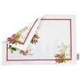 thumbnail image 5 of Vargottam Napperons - Napperon pour Table à Manger, Ensemble de 4 - Serviette en Coton Imprimée et Réversible - Napperons d'Intérieur pour Table de Salle à Manger à la Maison et dans la Cuisine - Oiseau Rouge (Rouge et Blanc), 5 of 5