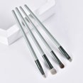 thumbnail image 1 of Iumwxz 4 Eye Makeup Brushes Set Plastic Handle Nylon Hair Eye Shadow Brush, 1 of 3