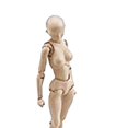 thumbnail image 1 of serony 15cm Figures Body Set with Drawing Joints Figures Body Action Figure Figure Display Stand Figure Action Holder for Bedroom Decor Female Apricot, 1 of 9