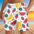 thumbnail image 2 of UVEASISHA Mens Tropical Swim Trunks Palm Tree Print Bathing Suits Drawstring Elastic Waist Board Shorts Lightweight Quick Dry Beach Shorts with Pockets Limited Time Sales Today Multicolor 4XL, 2 of 6