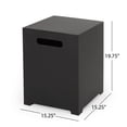 thumbnail image 1 of Housse de Réservoir de Propane en Métal Carré pour Chauffage de Patio et Table d'Appoint par Real Flame, Système de Chauffage Extérieur, 1 of 11