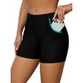thumbnail image 4 of BeautyIn Swim Shorts with Pockets Swimming Bottoms for Women Sun Protection, 4 of 6