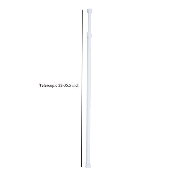 Dvkptbk Spring Extendable Telescopic Net Voile Tension Curtain Rail Pole Rod Rods
