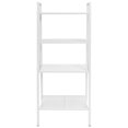 thumbnail image 5 of vidaXL Adult 4-Tier Ladder Bookcase and Book Shelf Metal White, 5 of 5