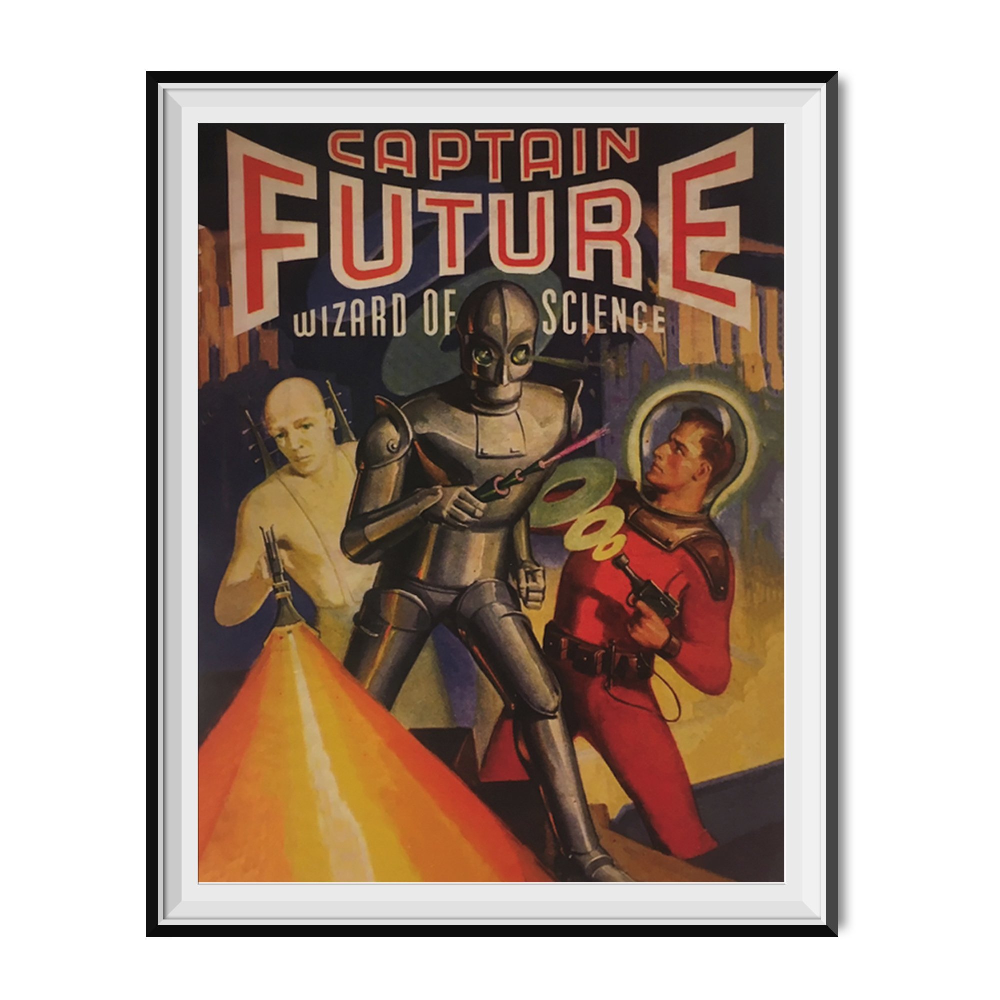希少 デッドストック Capitan Futuro 12” ピクチャー盤 Captain Future Sheldon Leonard Apartment Poster Big Bang Theory 18