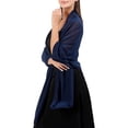 thumbnail image 3 of Womens Soft Silky Shawls And Wraps For Evening Party Elegant Wedding Scarves, 3 of 9