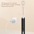 thumbnail image 3 of Electric Blender Mixer Milk Frother Egg Beater Coffee Milk Drink Juice Food Whisk Stirrer USB Rechargeable Hand Blender, 3 of 7
