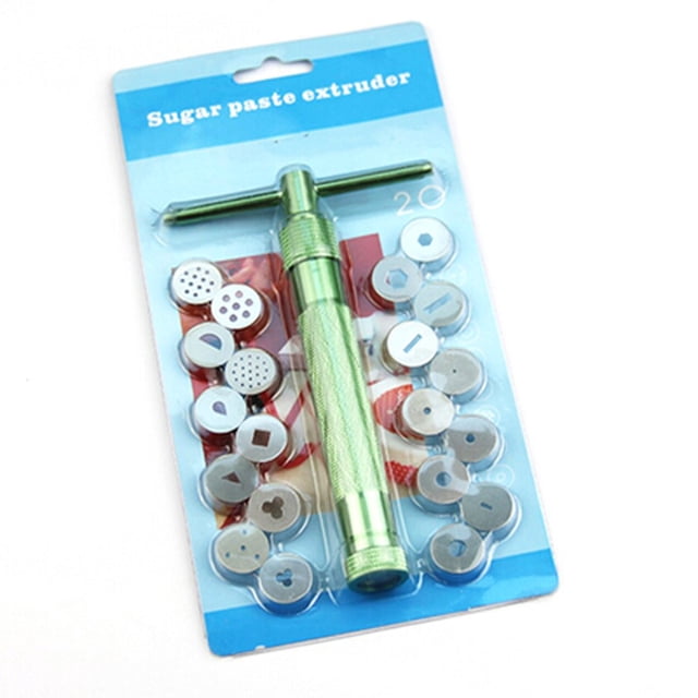 Practical Design Stainless Steel Sugar Paste Extruder Craft Gun Home DIY Baking Fondant Cake Sculpture Polymer Clay Tools