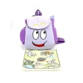 thumbnail image 4 of Dora The Explorer Purple Plush Backpack With Map Kids Toy School Christmas Gifts, 4 of 5
