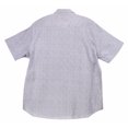 thumbnail image 2 of Aqua Toscano Men's Navy Sky Geometric Pattern Dress Shirt Casual Button-Down - 1 X, 2 of 2