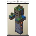 thumbnail image 2 of Minecraft - Zombie Swamp Wall Poster, 14.725" x 22.375" Framed, 2 of 4
