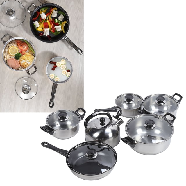 Cookware Pots Sauce Saute Pans Set, Cookware Set for Kitchen