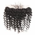 thumbnail image 3 of Ustar Black Virgin Deep Wave Hair 3 Bundles 10"12"14" with10" Frontal, 3 of 4
