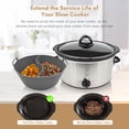 thumbnail image 4 of Amdohai 2pcs Slow Cooker Liners for 6/7/8 Quarts Slow Cooker Food Grade Silicone Crock-Pot Divider Liner Reusable Leakproof Dishwasher Safe Cooking Liner for Slow Cooker, 4 of 8